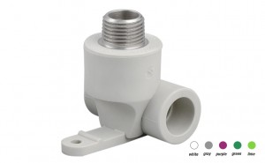 Tee with tap connector male