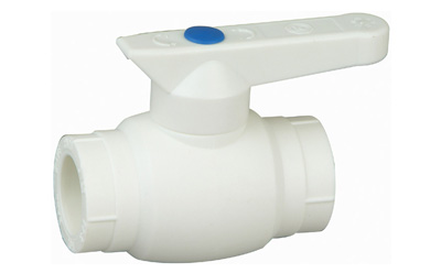 A4 Type PP-R ball valve with brass ball