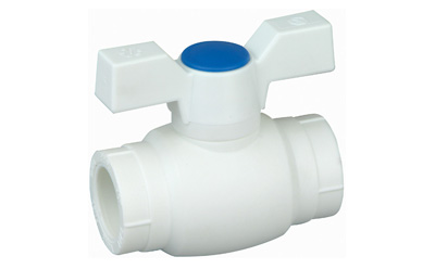 A5 Type PP-R ball valve with brass ball