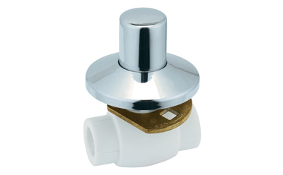 B6 Type PP-R ball valve with brass ball