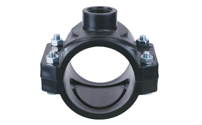 Clamp saddle without reinforcing ring PP compression fittings PN10 HDPE fittings