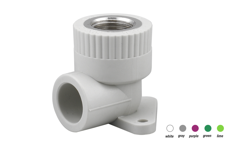 2019 wholesale price Ppr Female Threaded Coupling - Female threaded elbow with disk – Donsen