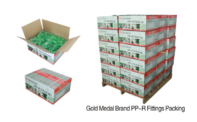 Good Quality Packing Style – Gold Medal Brand PPR fitting Packing – Donsen