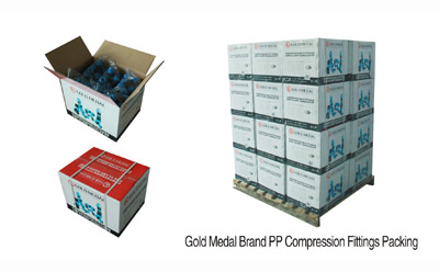 Gold Medal Brand PP Compression Fitting Packing