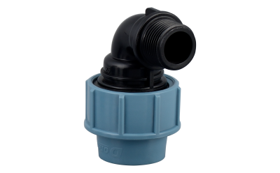 OEM China Small Pp Tube - Male Elbow pp compression fittings hdpe fittings economic PN16 – Donsen