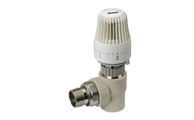 PP-R elbow stop valve with temperature control automatically