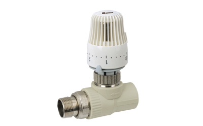 PP-R straight stop valve with temperature control automatically