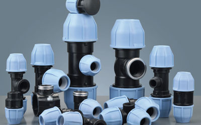 PP Compression Fittings Valve