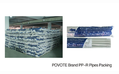 Embalaje de tubos PPR de la marca Povote