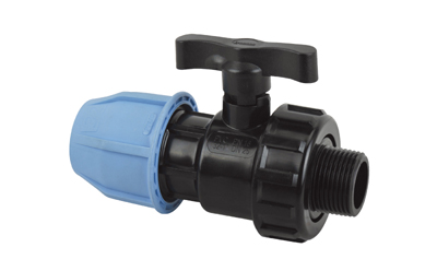 Single union ball valve PN16(male thread and ST)