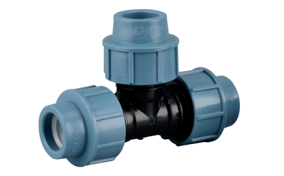 Tee pp compression fittings hdpe fittings economic PN16 Featured Image