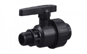 male and female threaded single union ball valve