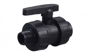 male and female threaded double union ball valve
